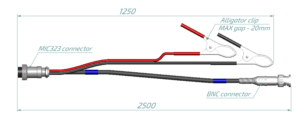 PS16 pressure sensor signal cable drawing